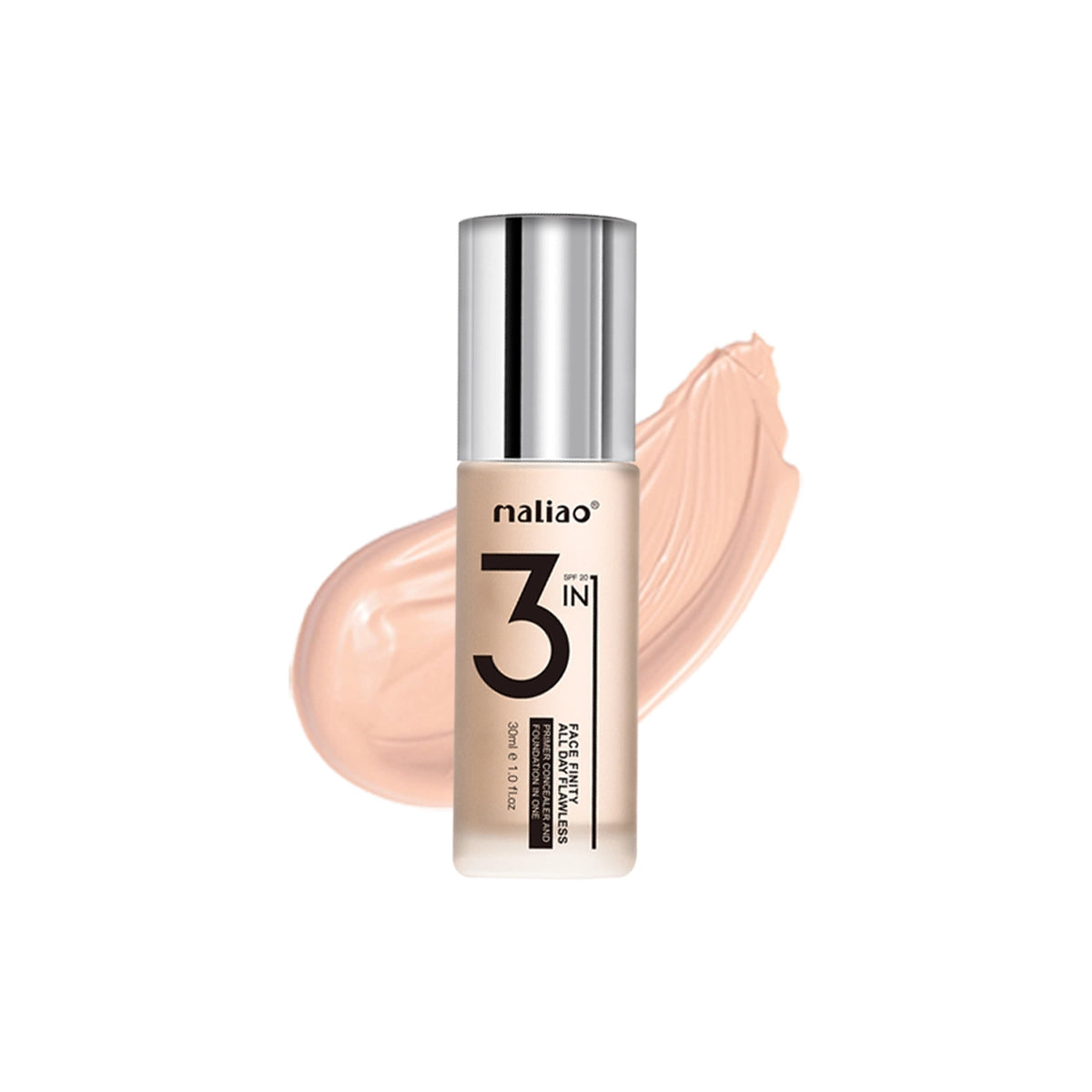 Maliao 3-in-1 Face Finity Primer, Concealer & Foundation